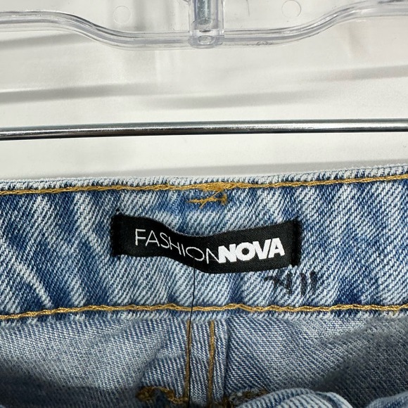 Fashion Nova On the Down Low Slouch Dad Jeans Women's Size 7 NEW - Picture 3 of 4